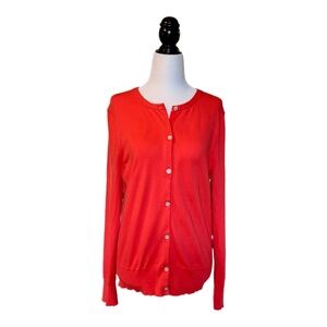 Land’s End Coral Cardigan - Size S